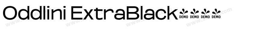 Oddlini ExtraBlack字体转换 Oddlini ExtraBlack字体转换